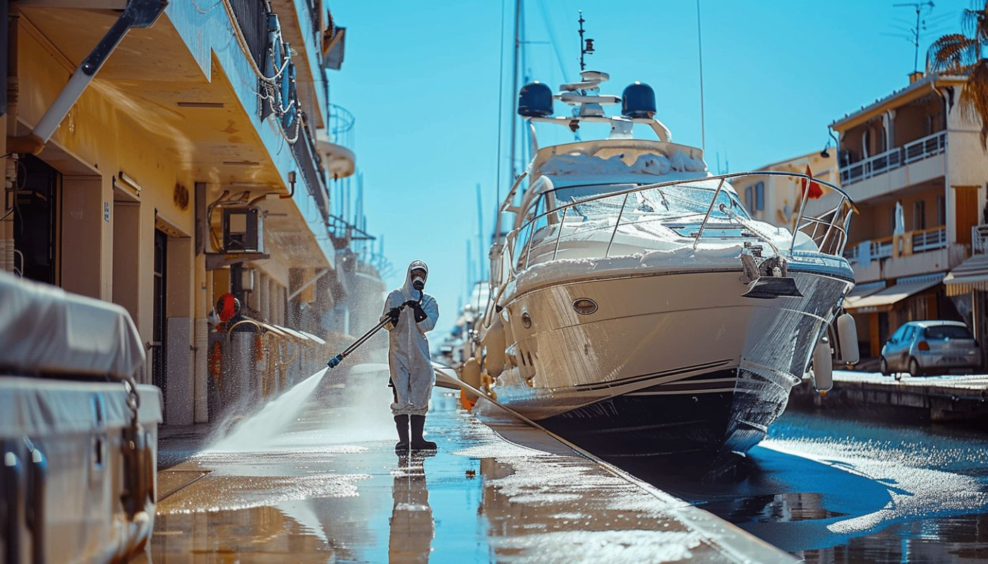Plongée dans le monde du nettoyage de bateaux